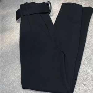 Black high rise dress pant from Zara